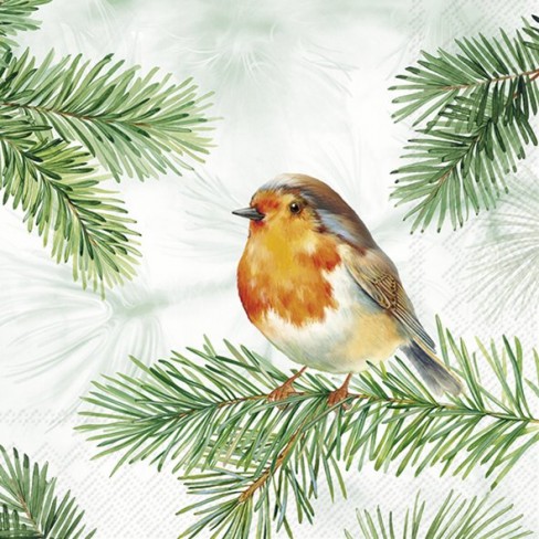 Салфетки 20бр Charming Robin